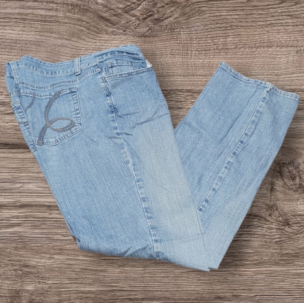 WOMEN'S RIDERS LEE MID RISE STRAIGHT LEG JEANS
